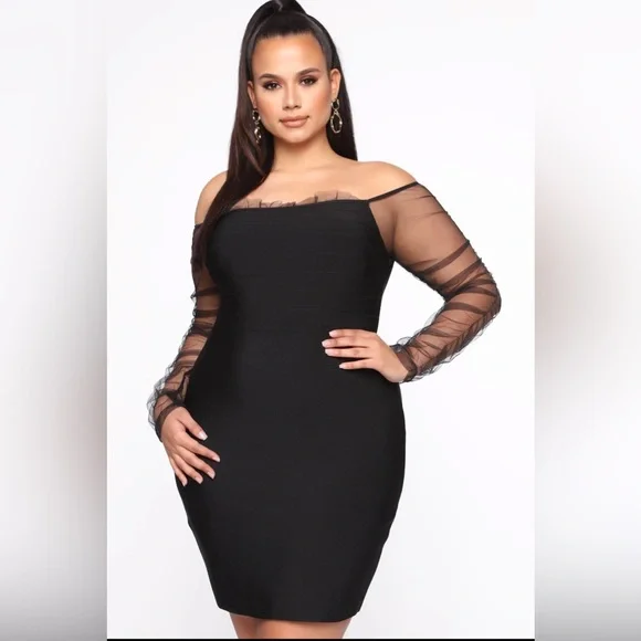 Fashion Nova | Dresses | Lavish Lifestyle Bandage Mini Dress | Poshmark
